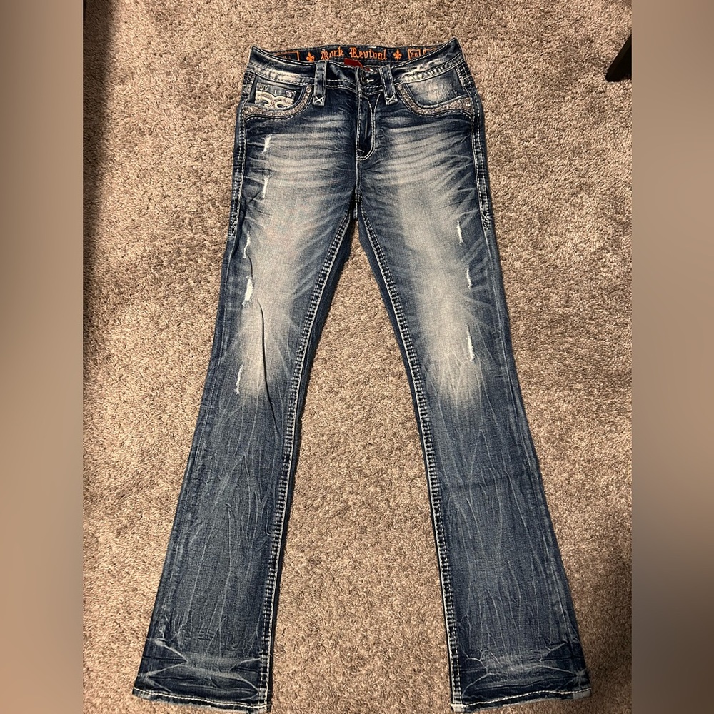 Rock Revival Buckle Jeans